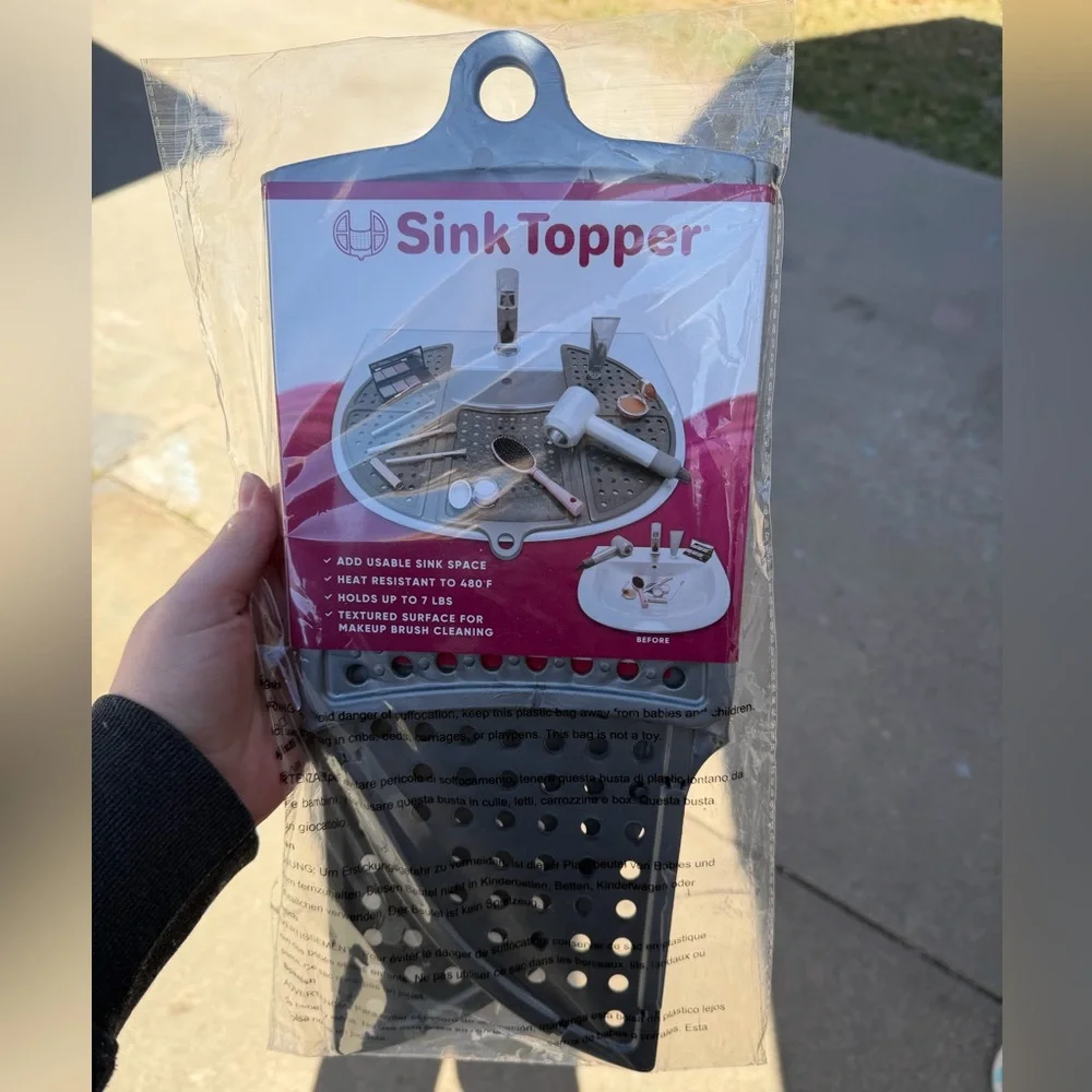!NEW! Sink Topper Sink Organizer - Gray - Picture 2 of 4